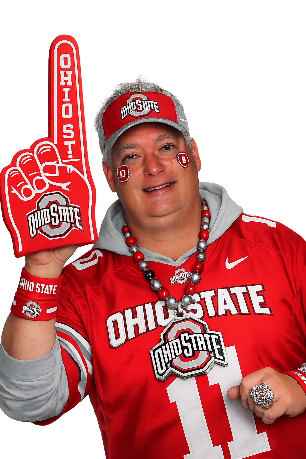 THE Brian Bailey in THE Ohio State University fan gear